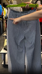 Încarcă imaginea în vizualizatorul Galerie, Pantaloni casual lejeri, drepți, cu dungi zebrate, pentru femei
