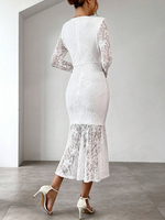 Încarcă imaginea în vizualizatorul Galerie, Rochie sexy din dantelă cu decolteu în V

