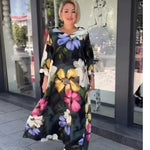 Încarcă imaginea în vizualizatorul Galerie, Rochie de dama cu model larg
