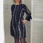 Încarcă imaginea în vizualizatorul Galerie, 2024 noua rochie de slabit cu dungi
