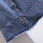 Încarcă imaginea în vizualizatorul Galerie, rochie din denim marime plus
