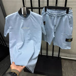 Încarcă imaginea în vizualizatorul Galerie, Costum sport cu mânecă scurtă, la modă și versatil
