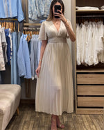 Încarcă imaginea în vizualizatorul Galerie, Rochie de vară pentru femei, plisată, cu decolteu în V, casual, de sărbătoare
