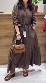 Încarcă imaginea în vizualizatorul Galerie, Rochie de damă cu rever, stil casual
