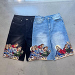 Încarcă imaginea în vizualizatorul Galerie, Pantaloni scurți imprimați cu Cina cea de Taină
