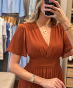 Încarcă imaginea în vizualizatorul Galerie, Rochie de vară pentru femei, plisată, cu decolteu în V, casual, de sărbătoare
