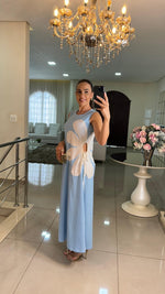 Încarcă imaginea în vizualizatorul Galerie, Rochie florală din bumbac cu șnur

