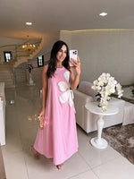 Încarcă imaginea în vizualizatorul Galerie, Rochie florală din bumbac cu șnur
