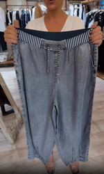 Încarcă imaginea în vizualizatorul Galerie, Pantaloni casual cu picior larg, la modă și versatili, confortabili
