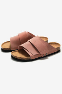Sandale de plajă din piele mată, fără slip-on