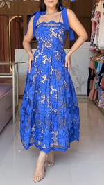 Încarcă imaginea în vizualizatorul Galerie, Rochie elegantă din dantelă pentru femei
