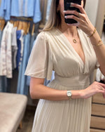 Încarcă imaginea în vizualizatorul Galerie, Rochie de vară pentru femei, plisată, cu decolteu în V, casual, de sărbătoare
