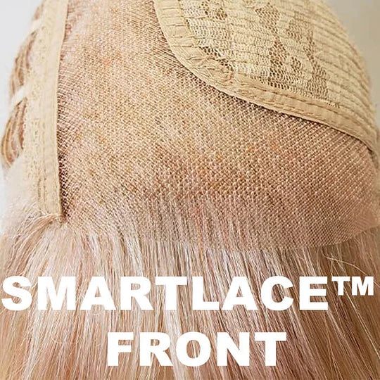 Ombre Blonde Roots Maro închis Perucă ondulată lungă și ondulată
