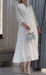 Încarcă imaginea în vizualizatorul Galerie, Rochie elegantă din dantelă pentru femei la modă
