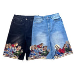 Încarcă imaginea în vizualizatorul Galerie, Pantaloni scurți imprimați cu Cina cea de Taină
