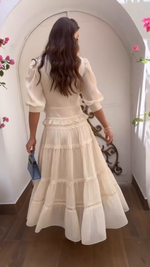 Încarcă imaginea în vizualizatorul Galerie, Rochie din șifon stratificat
