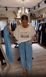 Încarcă imaginea în vizualizatorul Galerie, Pantaloni casual cu picior larg, la modă și versatili, confortabili
