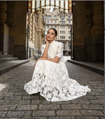 Încarcă imaginea în vizualizatorul Galerie, Rochie de mireasa midi din dantela noua
