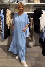Încarcă imaginea în vizualizatorul Galerie, Rochie de vară la modă pentru femei, simplă, casual, lejeră
