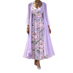 Încarcă imaginea în vizualizatorul Galerie, Set de două piese cu rochie maxi florală
