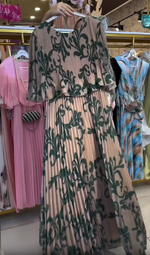 Încarcă imaginea în vizualizatorul Galerie, Rochie elegantă de vară pentru femei, confortabilă, cu imprimeu plisat
