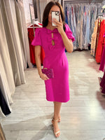 Încarcă imaginea în vizualizatorul Galerie, Rochie mulată cu decupaj și fundă
