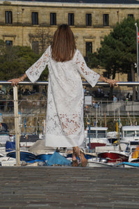 Rochie de dama eleganta cu decolteu in V din dantela