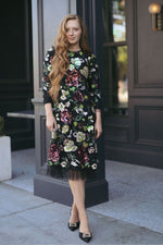 Încarcă imaginea în vizualizatorul Galerie, Rochie elegantă cu paiete și dantelă
