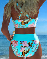 Încarcă imaginea în vizualizatorul Galerie, Sutien sexy cu imprimeu, două piese, bikini (colecție)
