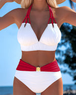 Încarcă imaginea în vizualizatorul Galerie, Sutien sexy cu imprimeu, două piese, bikini (colecție)
