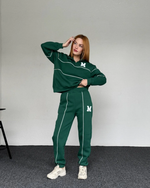 Încarcă imaginea în vizualizatorul Galerie, Costum cu dungi din bumbac, cu decolteu
