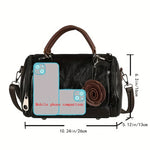 Încarcă imaginea în vizualizatorul Galerie, Genți Crossbody Tote Boston din piele de vacă
