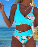 Încarcă imaginea în vizualizatorul Galerie, Sutien sexy cu imprimeu, două piese, bikini (colecție)
