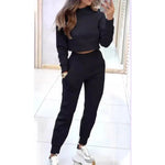 Încarcă imaginea în vizualizatorul Galerie, 🙋‍♀️Tricou de damă cu mâneci scurte și pantaloni cu manșete în 2 bucăți
