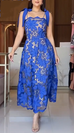 Încarcă imaginea în vizualizatorul Galerie, Rochie elegantă din dantelă pentru femei
