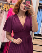 Încarcă imaginea în vizualizatorul Galerie, Rochie de vară pentru femei, plisată, cu decolteu în V, casual, de sărbătoare
