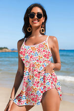 Încarcă imaginea în vizualizatorul Galerie, Costum de baie cu imprimeu floral și control al abdomenului pentru femei
