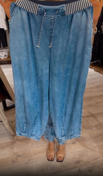 Încarcă imaginea în vizualizatorul Galerie, Pantaloni casual cu picior larg, la modă și versatili, confortabili
