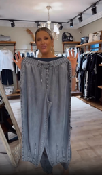 Încarcă imaginea în vizualizatorul Galerie, Pantaloni casual cu picior larg, la modă și versatili, confortabili
