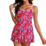 Încarcă imaginea în vizualizatorul Galerie, Costum de baie cu imprimeu floral și control al abdomenului pentru femei
