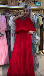 Încarcă imaginea în vizualizatorul Galerie, Rochie elegantă de vară pentru femei, confortabilă, cu imprimeu plisat
