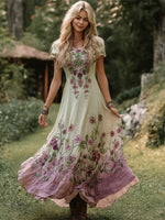 Încarcă imaginea în vizualizatorul Galerie, Rochie Iris din bumbac și in cu broderie
