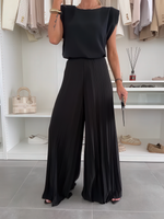 Încarcă imaginea în vizualizatorul Galerie, Costum elegant din două piese, din material de șifon
