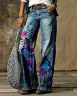 Încarcă imaginea în vizualizatorul Galerie, 90. léta Vintage Vintage Button Fly Button Fly High Waist Flare Leg Jeans
