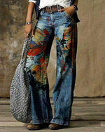 Încarcă imaginea în vizualizatorul Galerie, 90. léta Vintage Vintage Button Fly Button Fly High Waist Flare Leg Jeans
