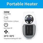 Încarcă imaginea în vizualizatorul Galerie, Mini încălzitor electric portabil de 500 W - Fiți pregătit pentru vremea rece!

