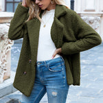 Încarcă imaginea în vizualizatorul Galerie, Jachetă din fleece de alpaca țesută
