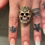 Încarcă imaginea în vizualizatorul Galerie, VINTAGE POLISH FLORAL ARMOR ANTLER SULL INEL (ULTIMELE 10 ARTICOLE ÎN STOC)
